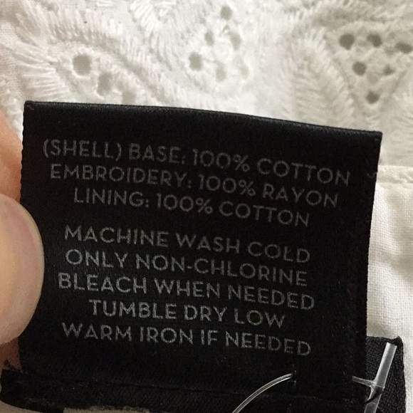 Ann Taylor White Eyelet Shorts NWT - Picture 7 of 10